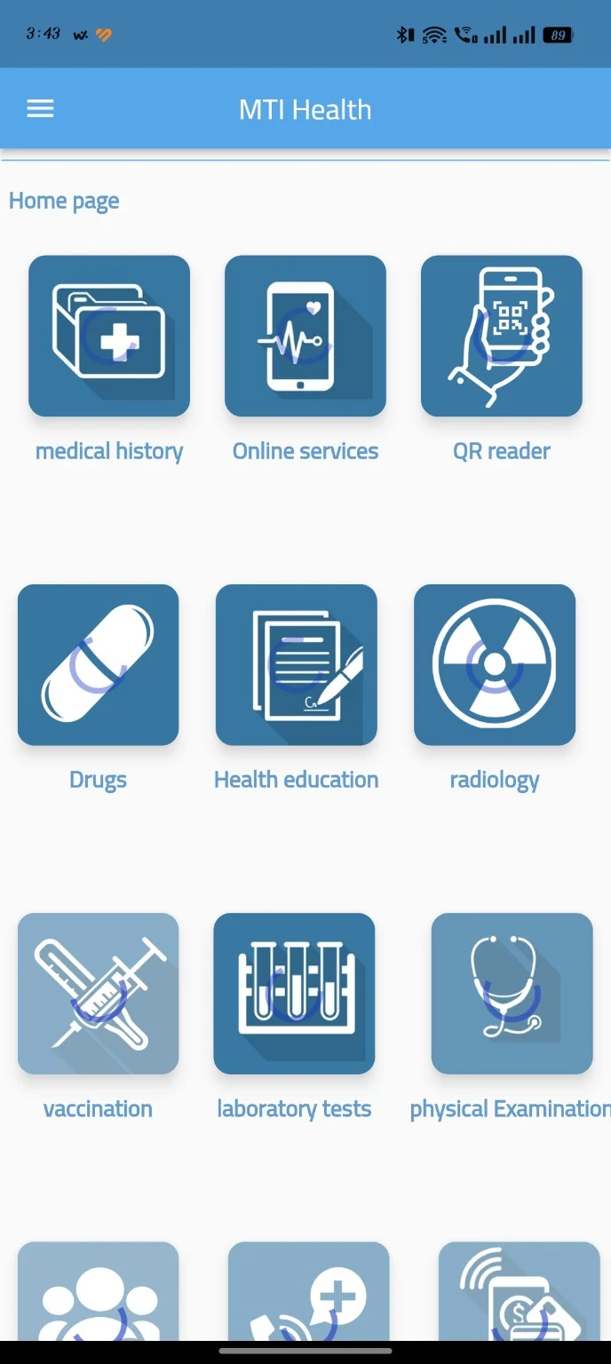 MTI Health - وحدات الصحة في شاشة واحدة